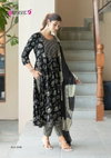Simran Vol 03 By Mystic 9 Rayon Printed Readymade Suits Wholesale Shop In Surat